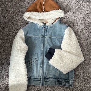 Denim Hooded Jacket